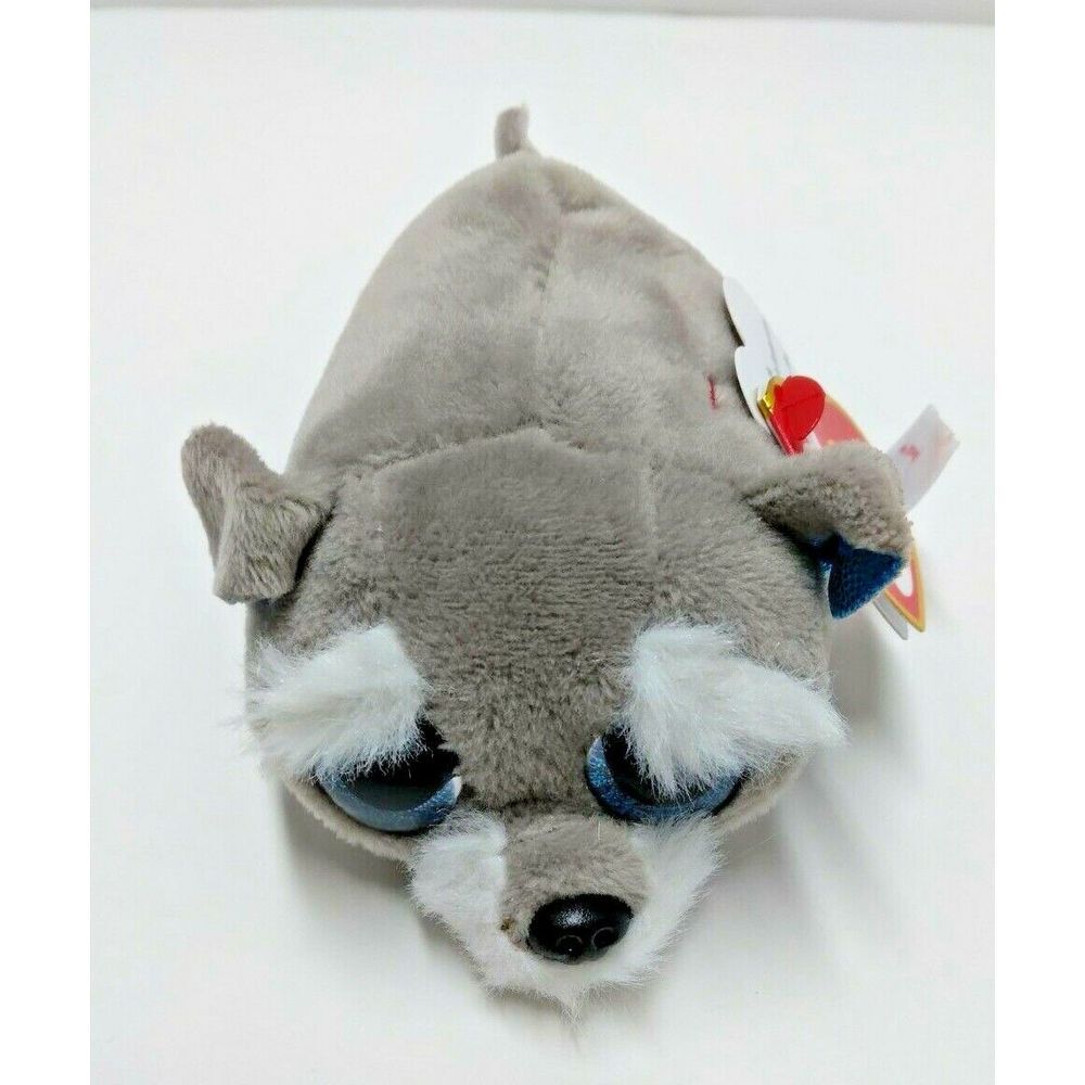 New TY Teeny Tys JACK the Schnauzer Dog 3" Stackable | w/Tags Toy Gift Collect